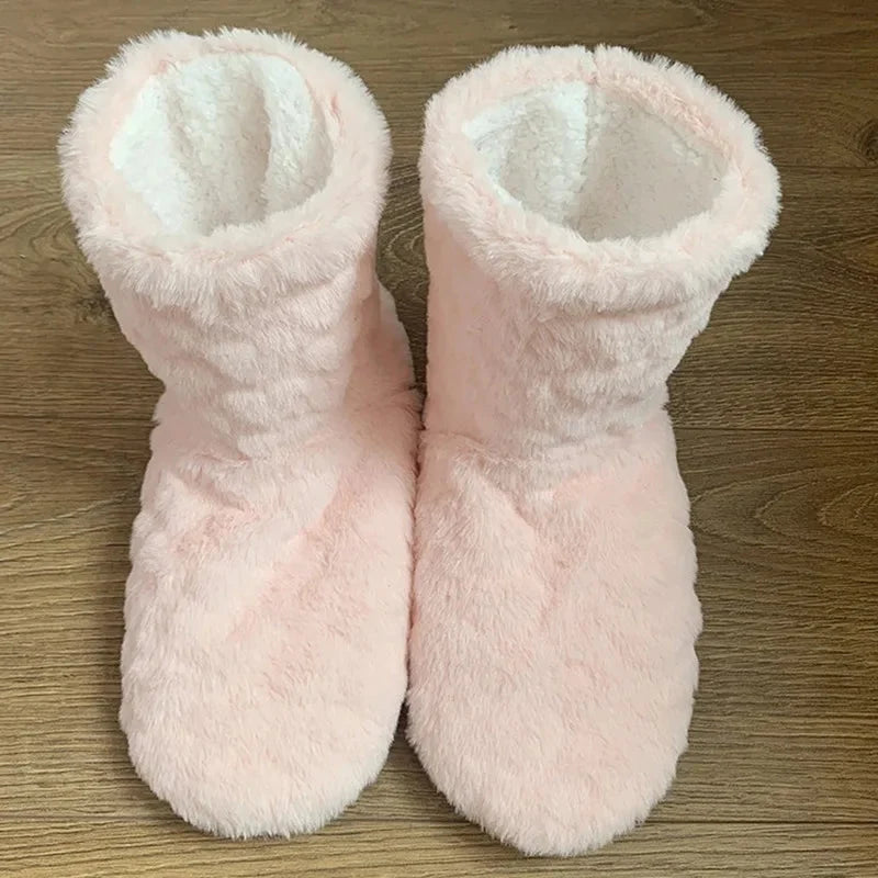 Slipper Socks | Unisex Teddy Lined, Warm Plush | Non Slip Indoor Grip