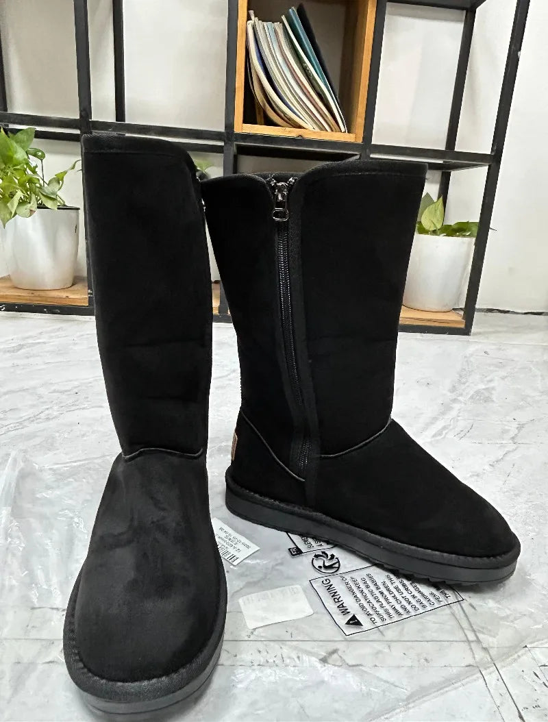 Women's Winter Boots | Waterproof Leather, Fur Lined, Calf High
