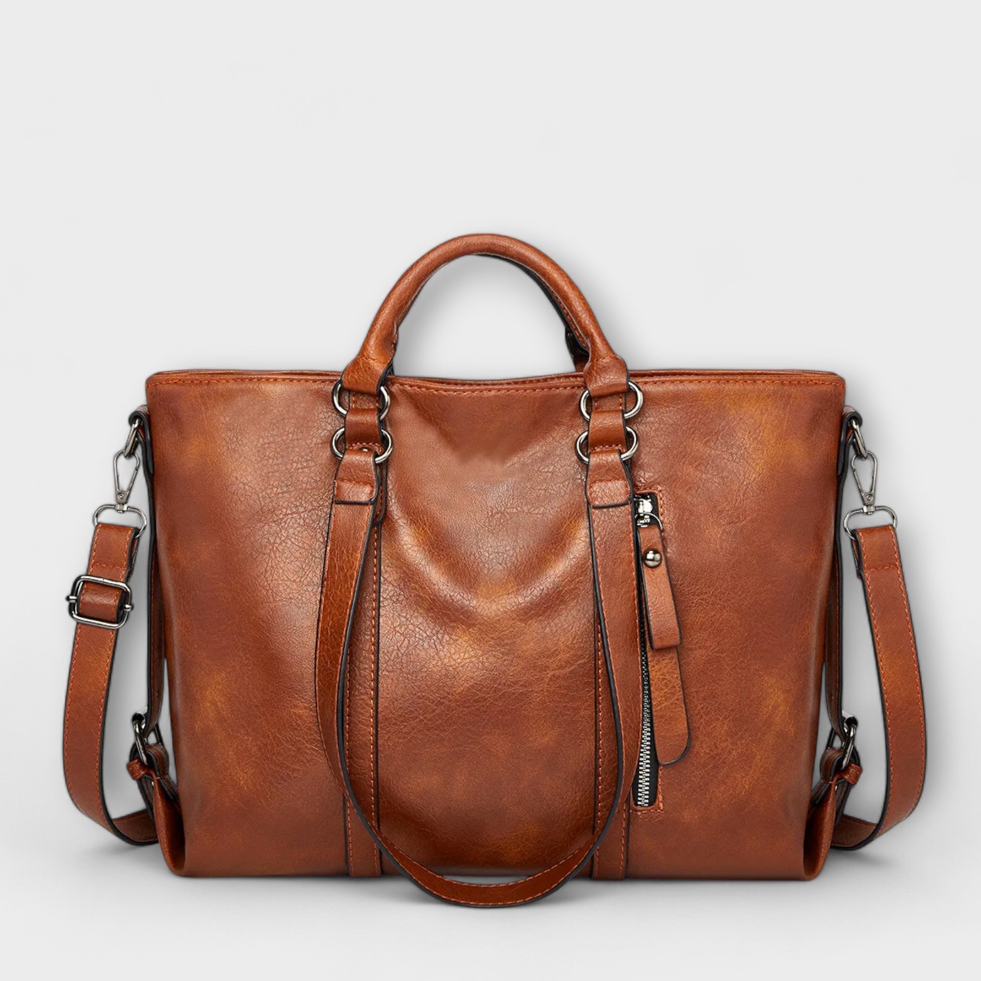 Women's Leather Bag | Large, Spacious Tote | Brown, Black, Blue