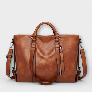 Women's Leather Bag | Large, Spacious Tote | Brown, Black, Blue