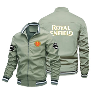 Motorcycle Jacket | Men's Retro Racing Style | Wind Resistant