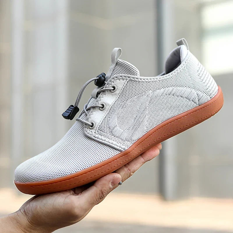 Men mesh slip on walking sneakers lightweight cushioned sole