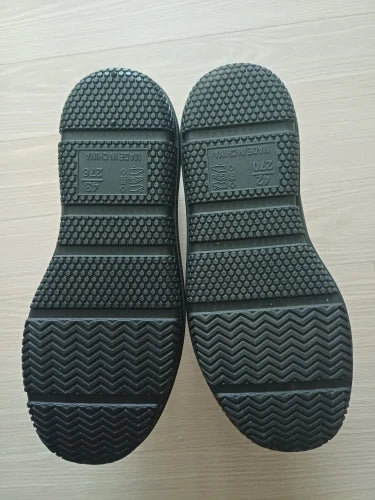 Men ankle rain boots slip on waterproof wellies non-slip outsole
