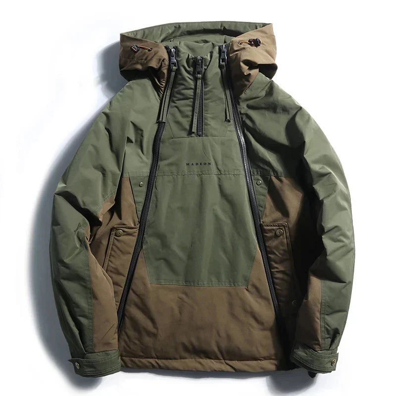 Rain Jacket | Techwear, Water-Resistant, Color Block