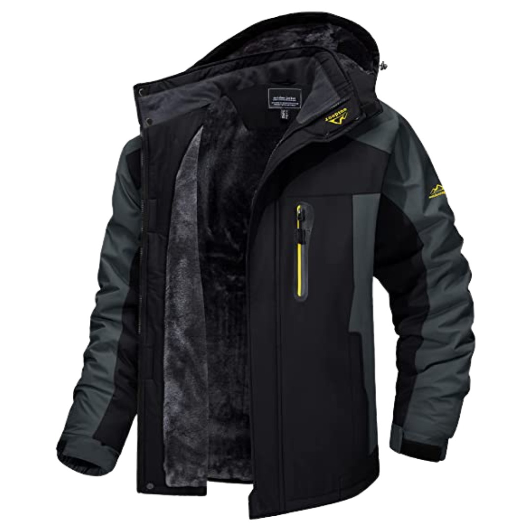 Men's Winter Jacket | Zip-Up, Cold Weather Protection