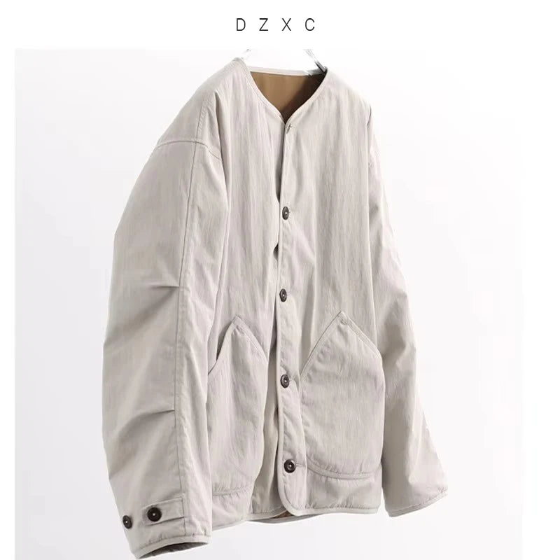 Women colour block puffer jacket reversible short petite fit