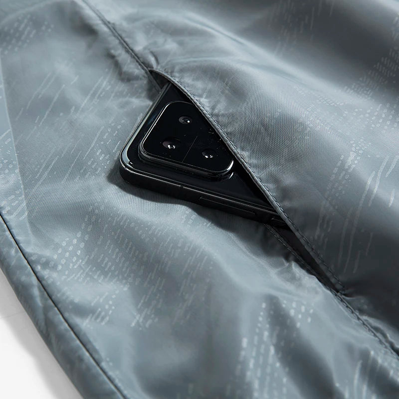 Women men lightweight waterproof jacket packable windbreaker with UPF 50 sun protection