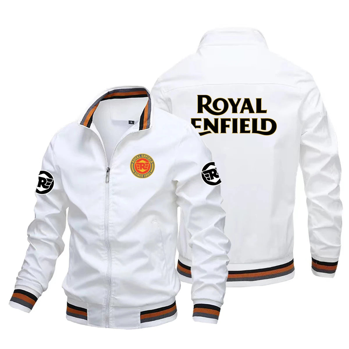 Motorcycle Jacket | Men's Retro Racing Style | Wind Resistant