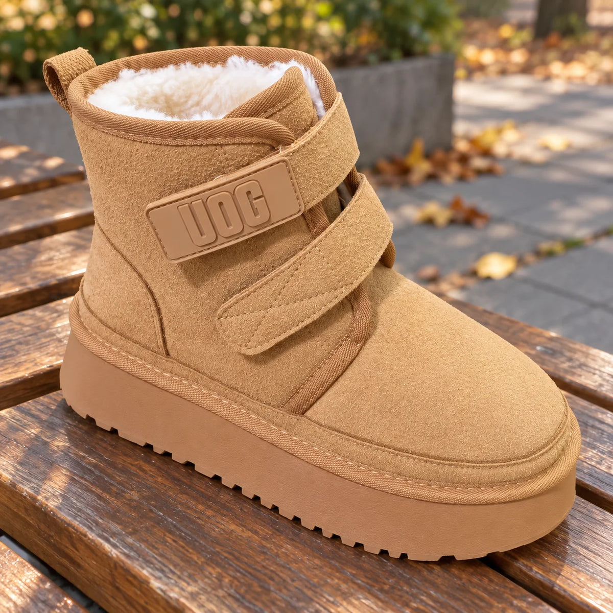Women's Snow Boots | Suede, Waterproof | Plush Lined, Flat Winter Ankle Boots