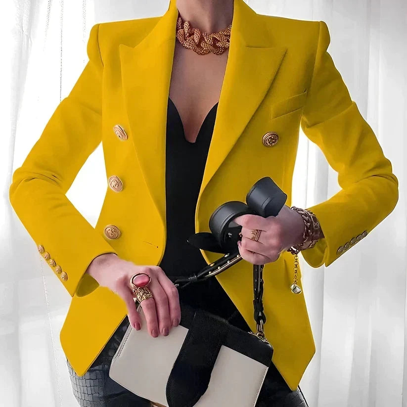 Women's Blazer | Structured Shoulders, Single Breasted