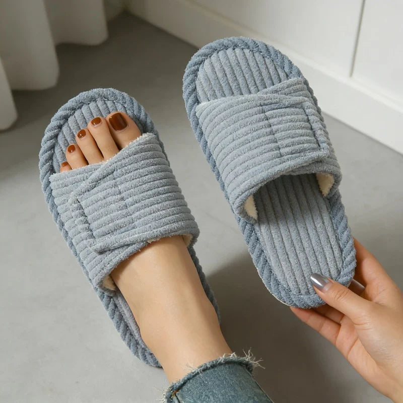 Women's Slippers | Four Season Corduroy, Soft Indoor | Unisex