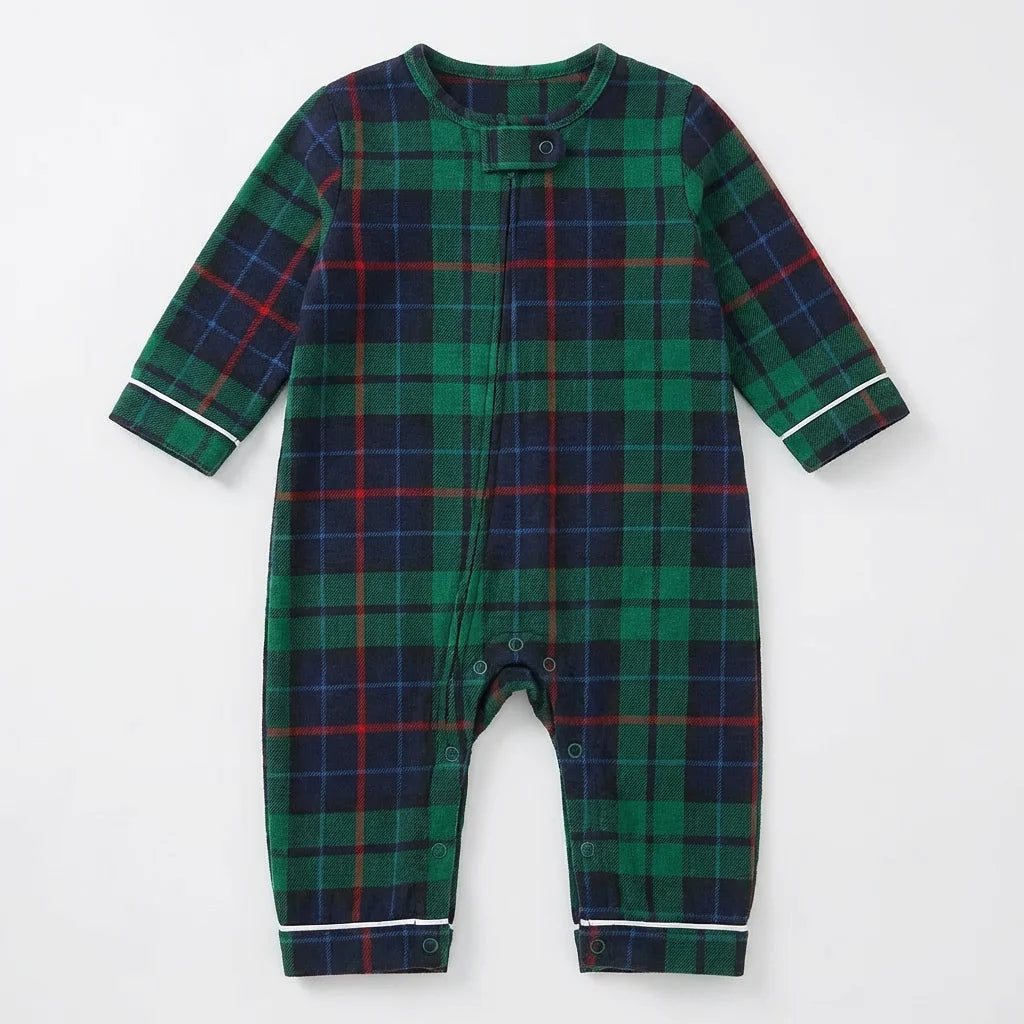 Christmas Pyjamas | Family Matching Plaid, 2 Piece Sets for Adults and Kids
