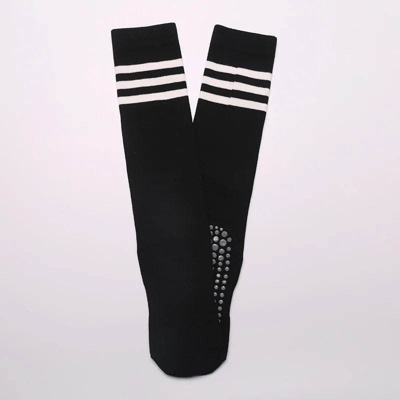 Pilates Yoga Socks | Women's, Non Slip, Cotton | Mid Calf Length