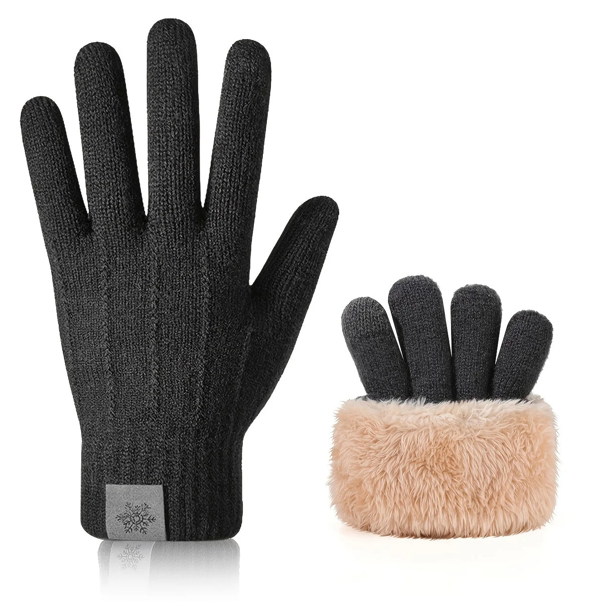 Winter Gloves | Unisex Thermal, Fleece Lined | Touchscreen Cycling Gloves