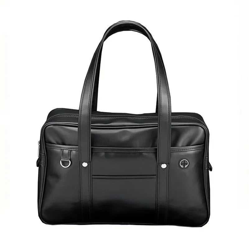 Women's Work Bag | Laptop Compartment, Water-Resistant | Black & Coffee