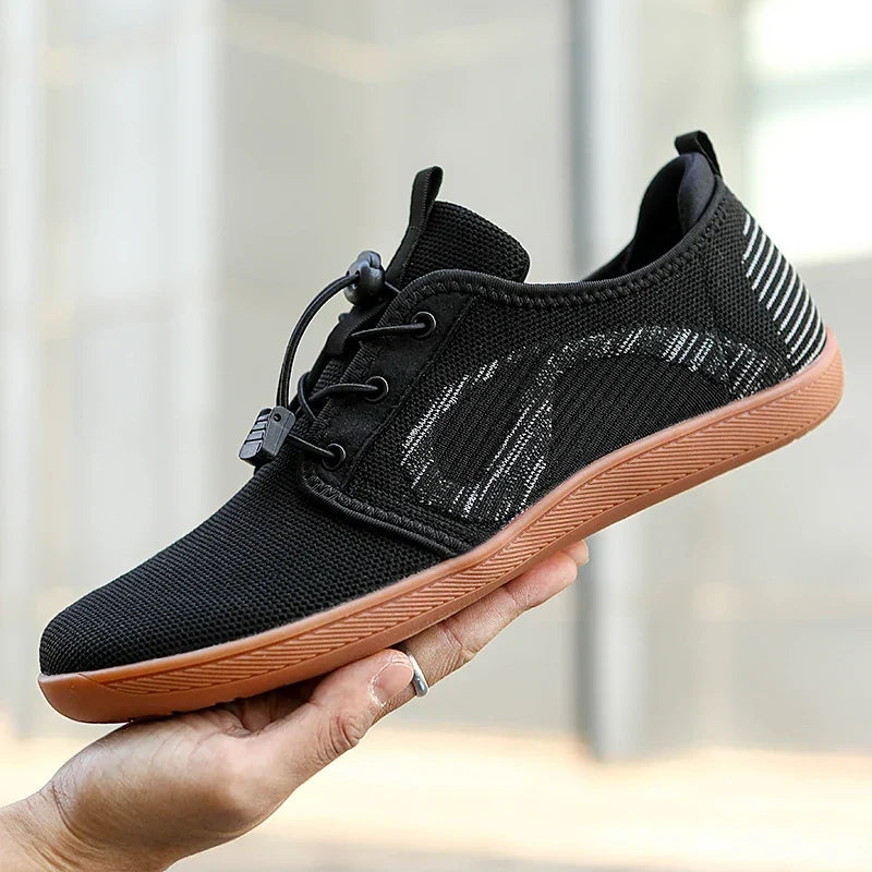 Men mesh slip on walking sneakers lightweight cushioned sole