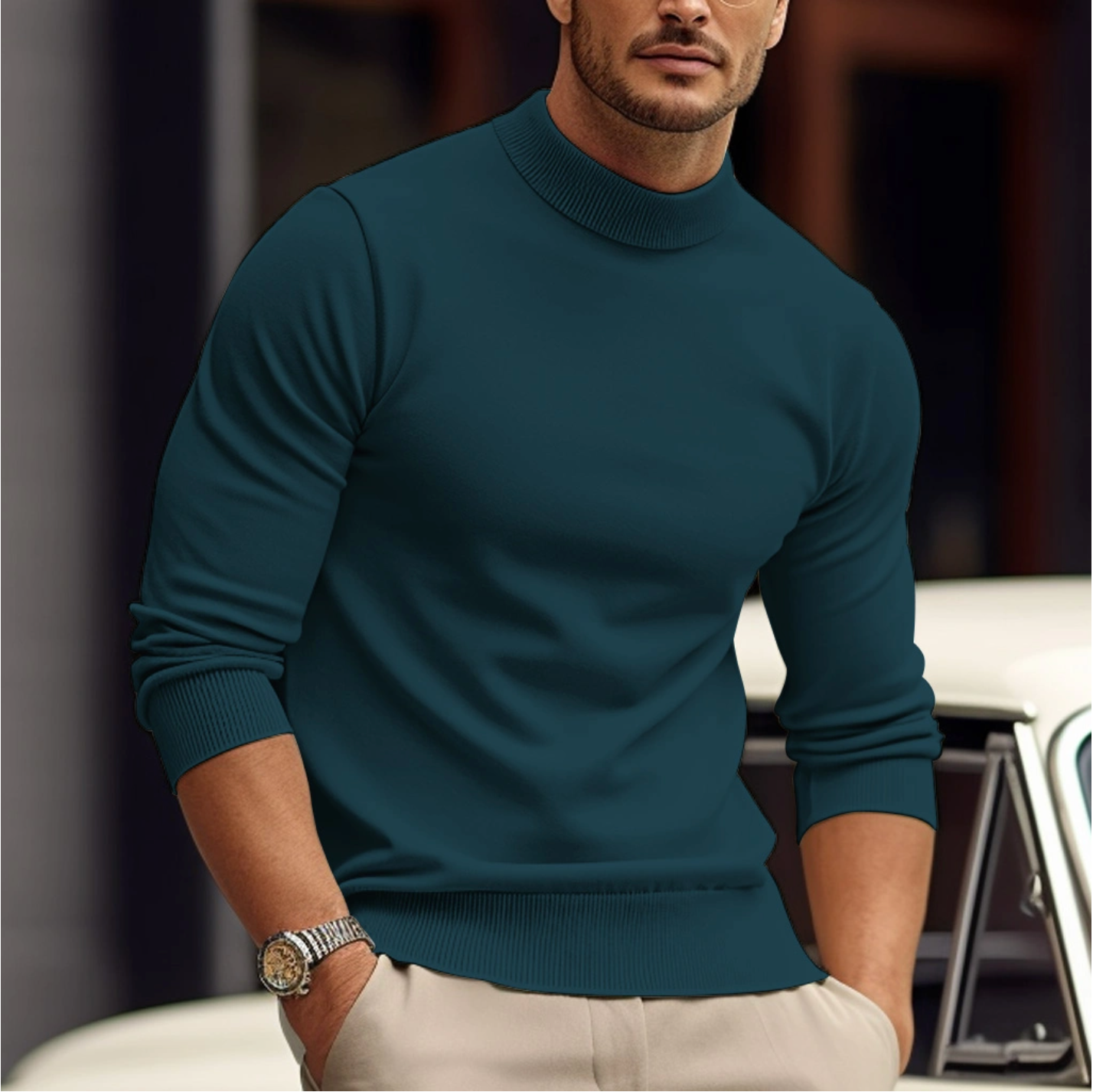 Men’s Sweater | Knit, Soft Warm Pullover | Casual Winter Style