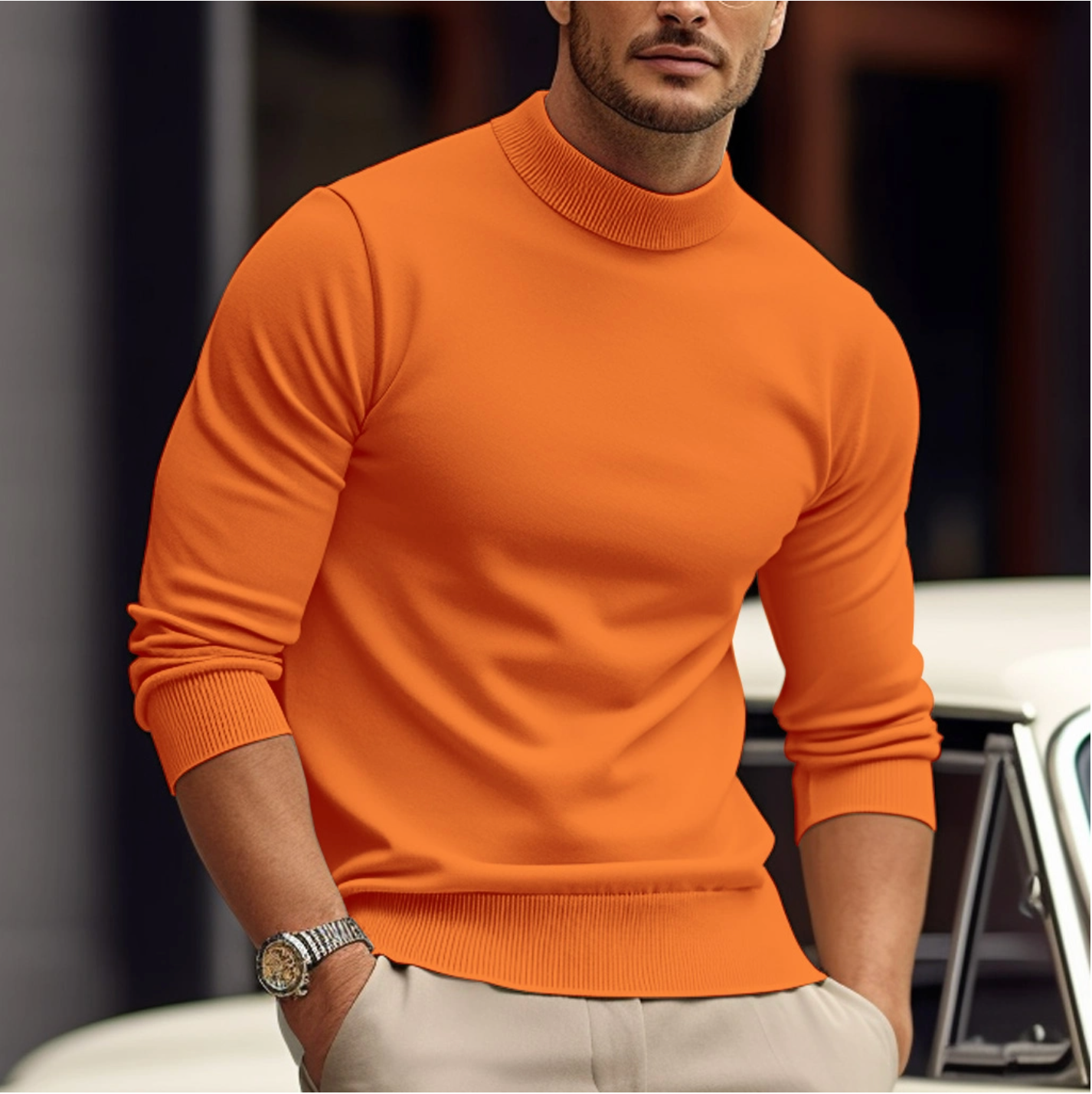 Men’s Sweater | Knit, Soft Warm Pullover | Casual Winter Style