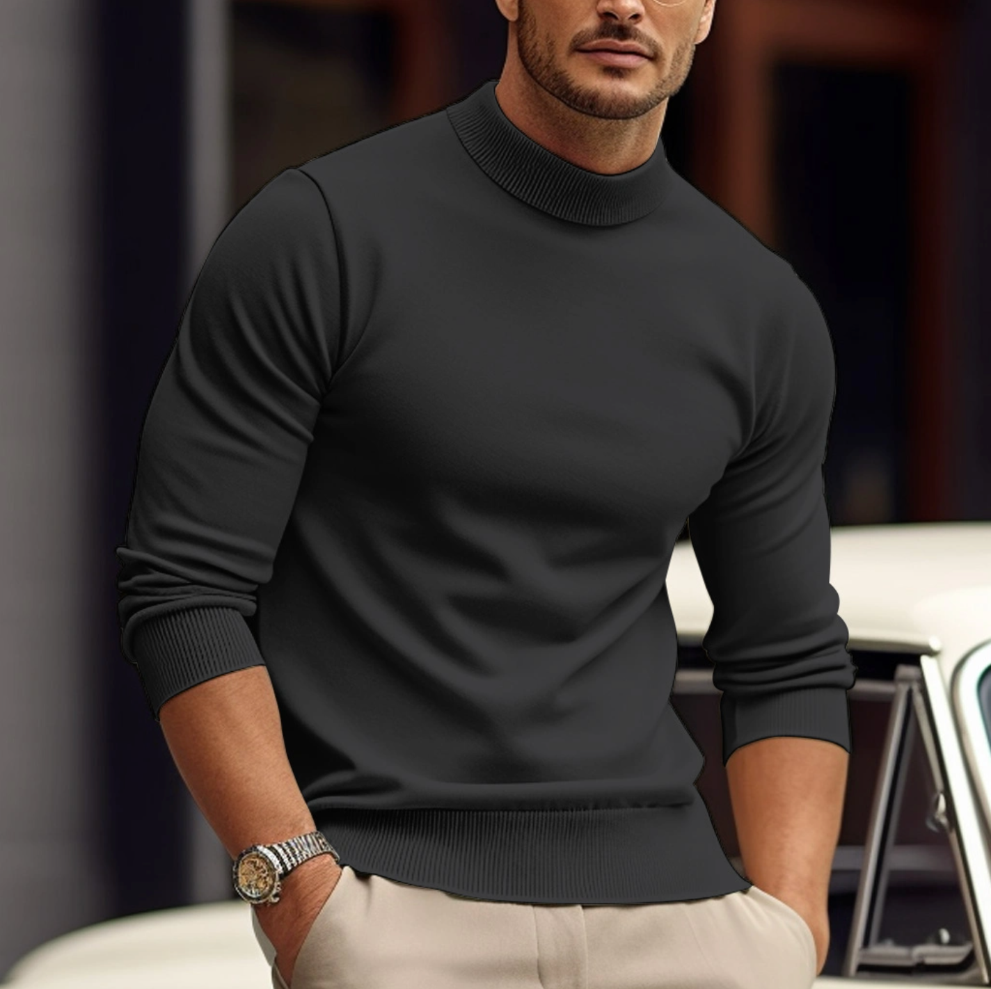 Men’s Sweater | Knit, Soft Warm Pullover | Casual Winter Style
