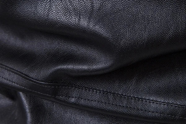 Mens biker jacket with stand collar and slim fit, windproof