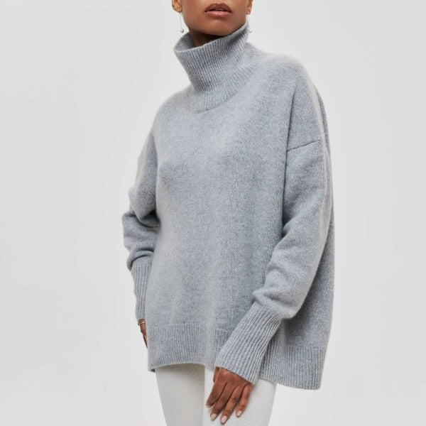 Women Comfortable Jumper High Neck