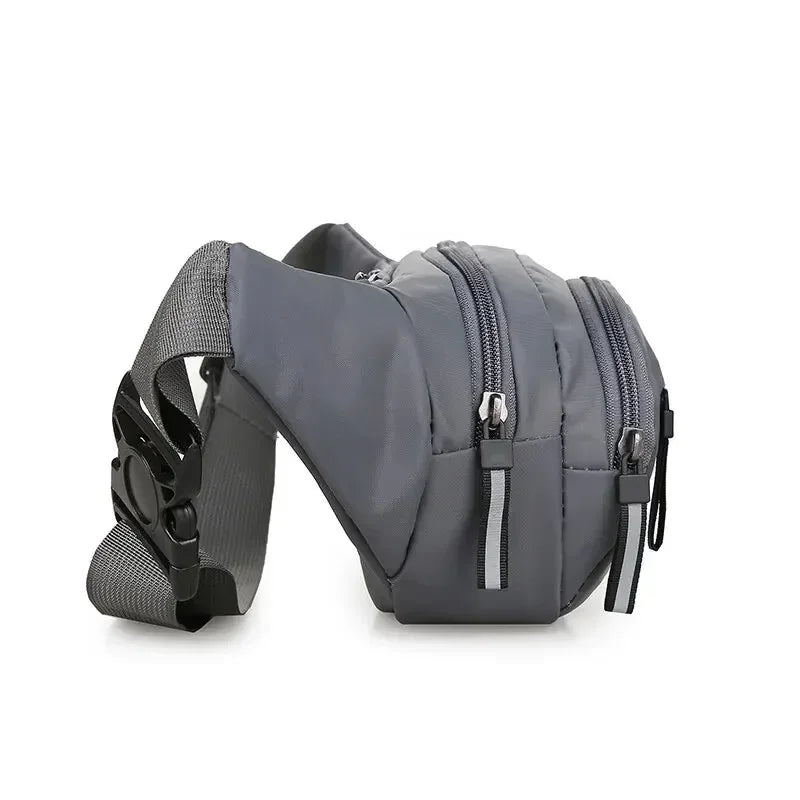 Anti-Theft Waist Bag | Canvas, Slim Fit | Men's Sport