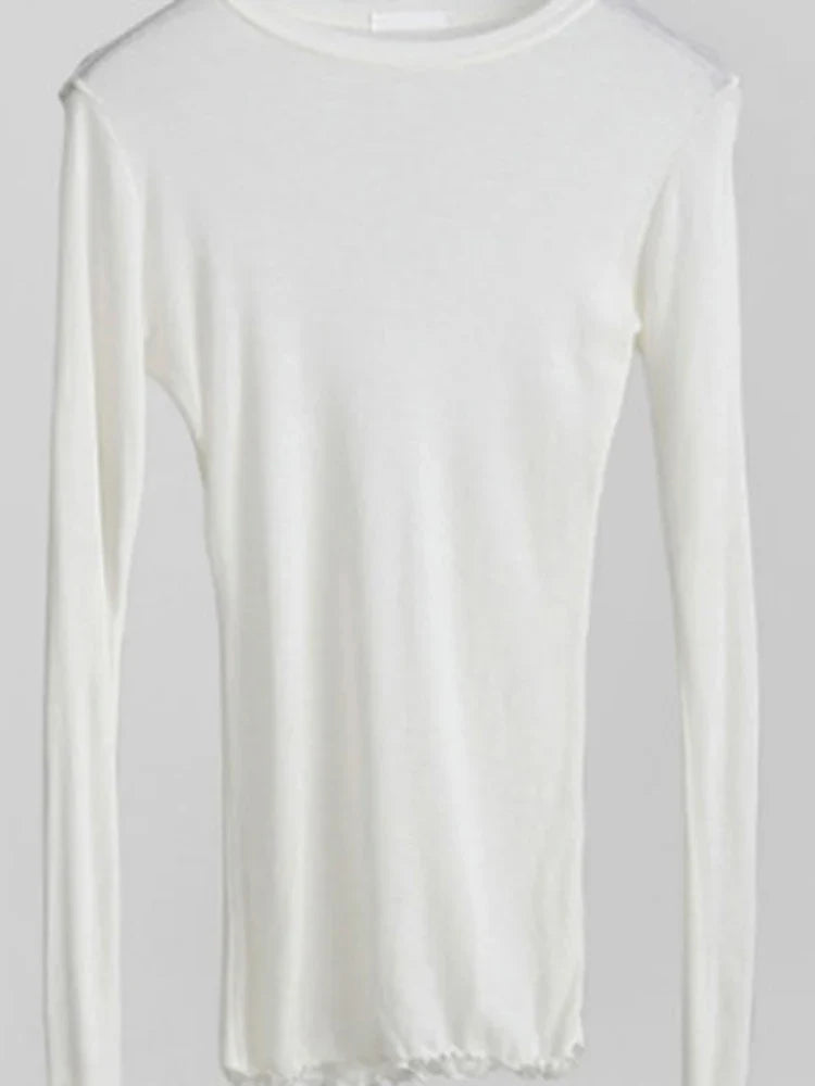 Women's Long Sleeve Shirt | Cotton, Fitted | Black, Grey, White