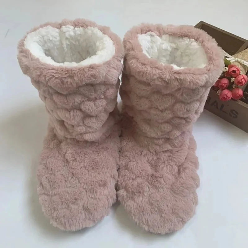 Slipper Socks | Unisex Teddy Lined, Warm Plush | Non Slip Indoor Grip