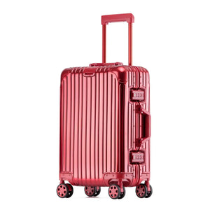 Aluminum-magnesium hard-shell travel suitcase | TSA lock