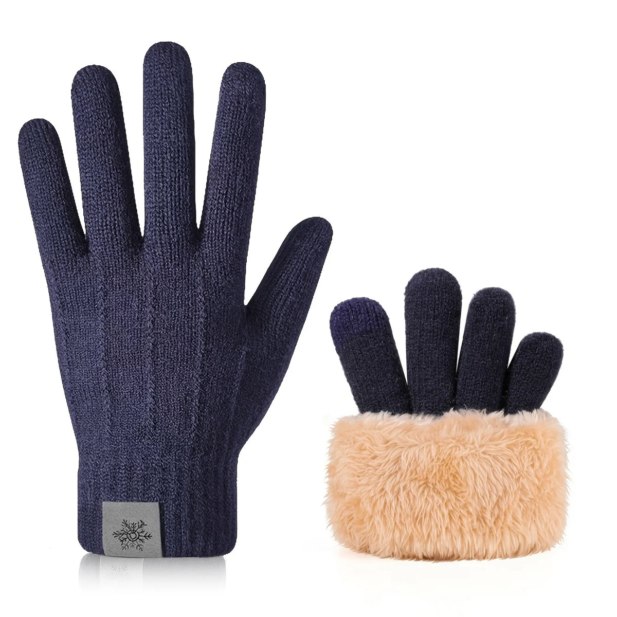 Winter Gloves | Unisex Thermal, Fleece Lined | Touchscreen Cycling Gloves