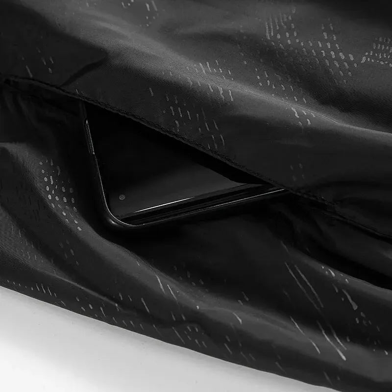 Unisex waterproof windbreaker jacket lightweight packable with UPF 40+ sun protection