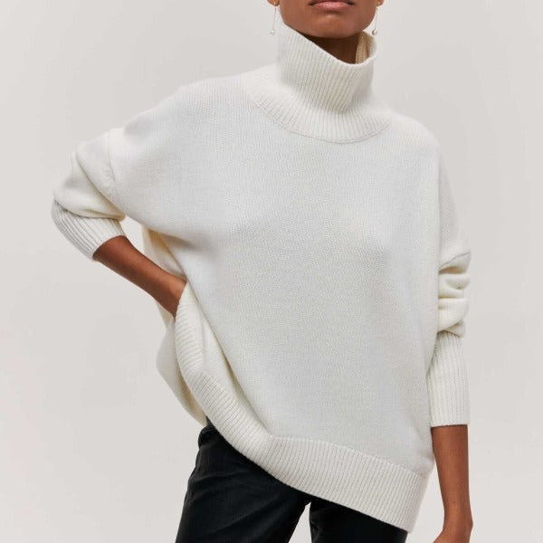 Women Comfortable Jumper High Neck