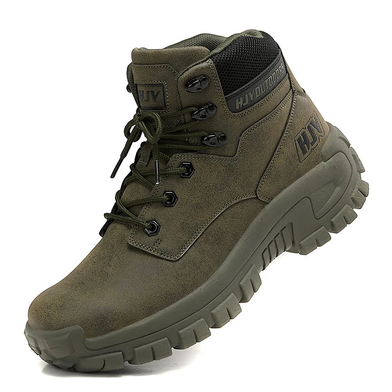Men's High Trekking Boots - Non-Slip - Outdoor Work
