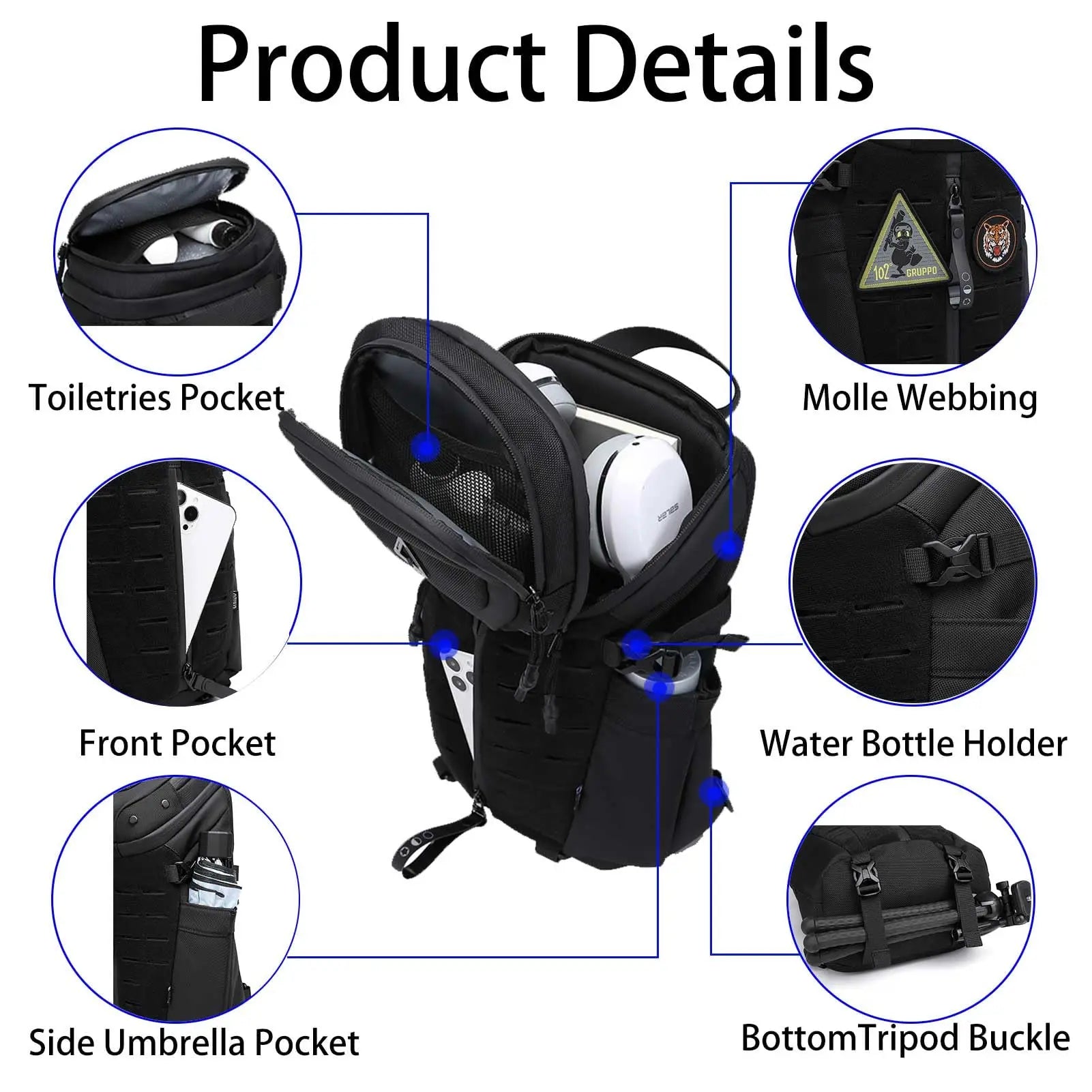 Anti-Theft Crossbody Bag | Waterproof, USB Charging Port