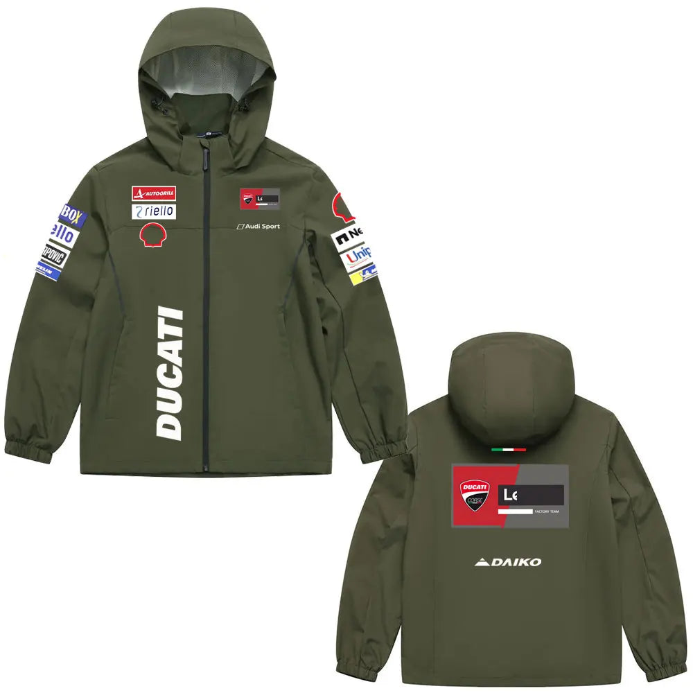 Motorcycle Jacket | Lightweight, Windproof, Rainproof | Unisex Racing Style