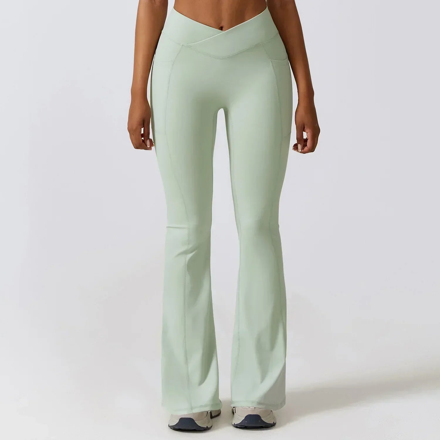 Yoga Leggings | Women, High Waisted, Flare Fit | Sculpting Stretch