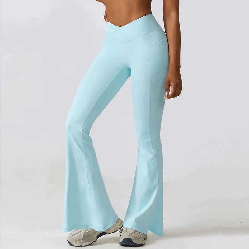 Yoga Leggings | Women, High Waisted, Flare Fit | Sculpting Stretch