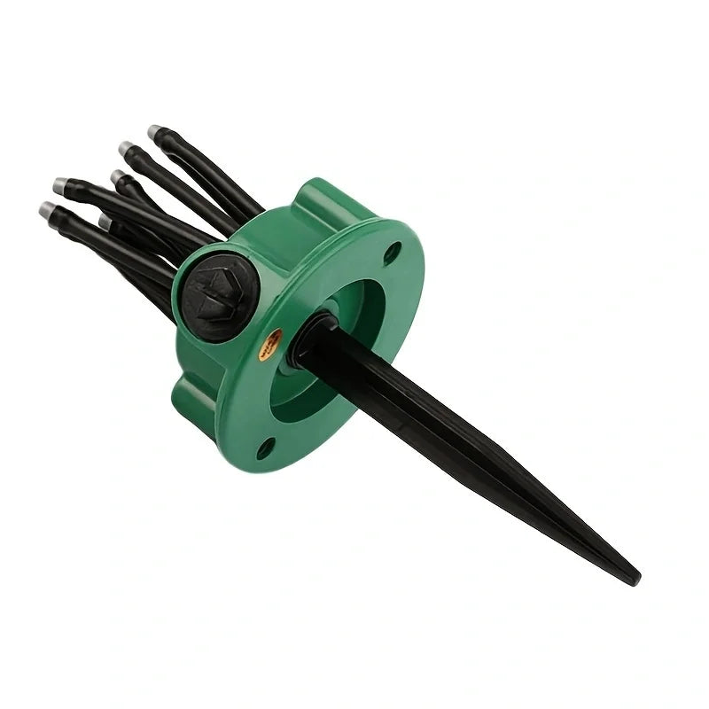 Liora | 12-in-1 garden watering system with 360° rotating sprinkler