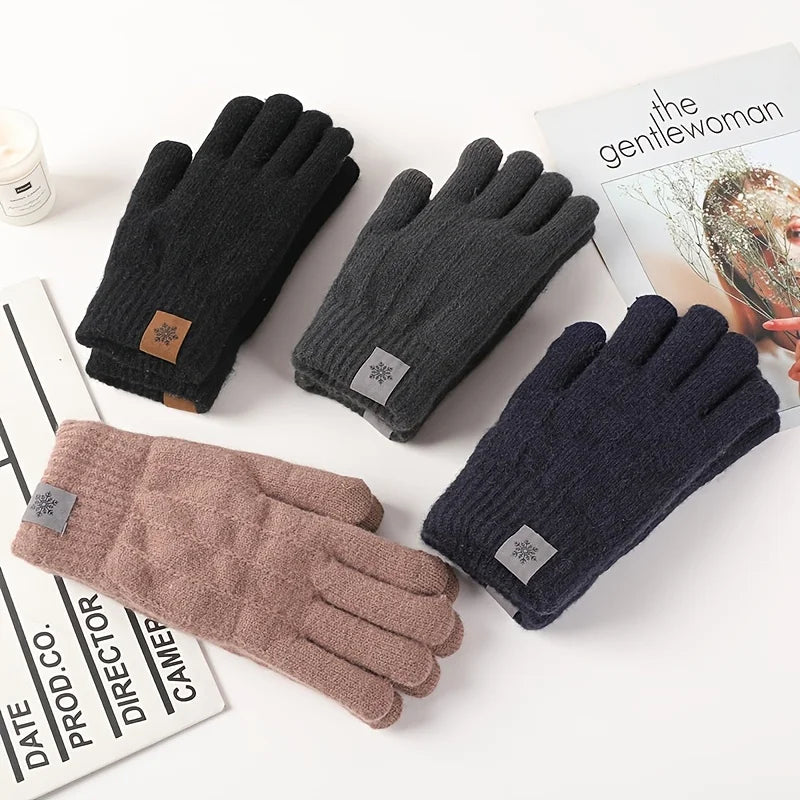 Winter Gloves | Unisex Thermal, Fleece Lined | Touchscreen Cycling Gloves