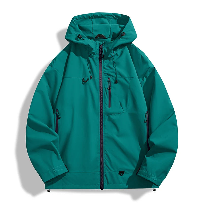 Women waterproof windbreaker jacket lightweight hiking windproof