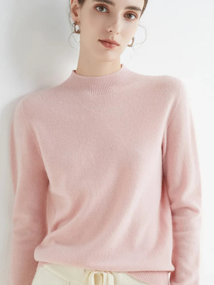 Women's Sweater | Autumn Winter, Silk Collar | Casual Knit