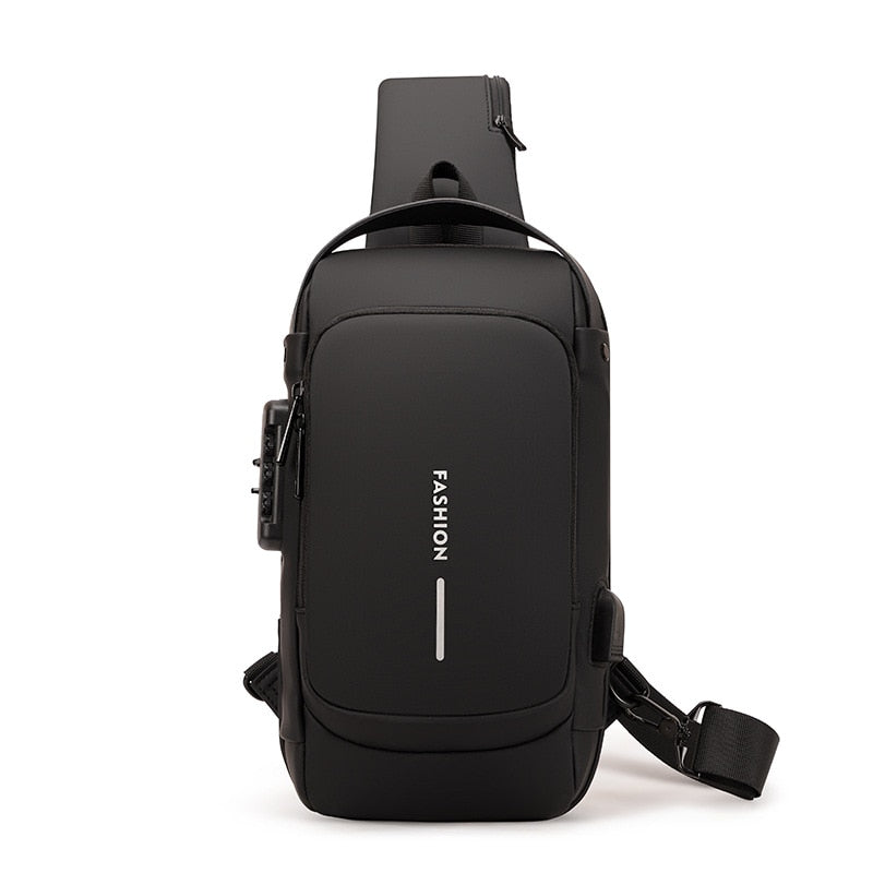 Crossbody Bag | Water-Resistant Travel Shoulder Bag with Security Lock