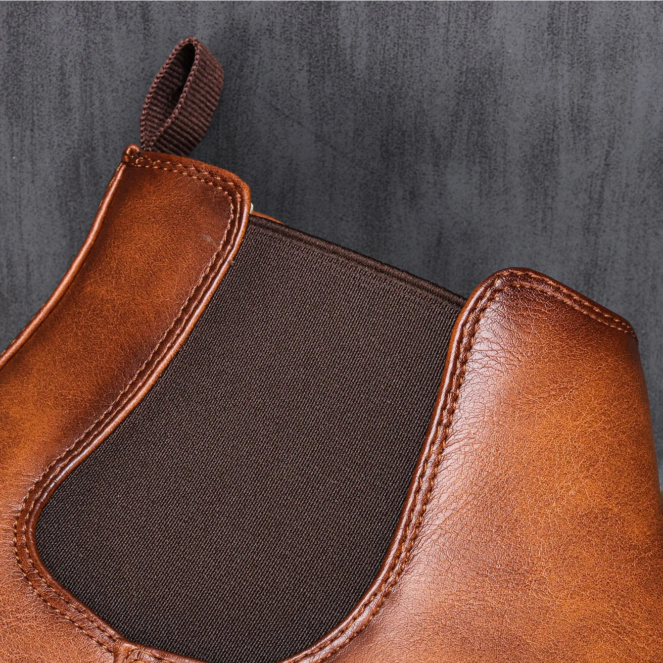 Men's Waterproof Chelsea Boots - Elastic Sides - Slip Resistant