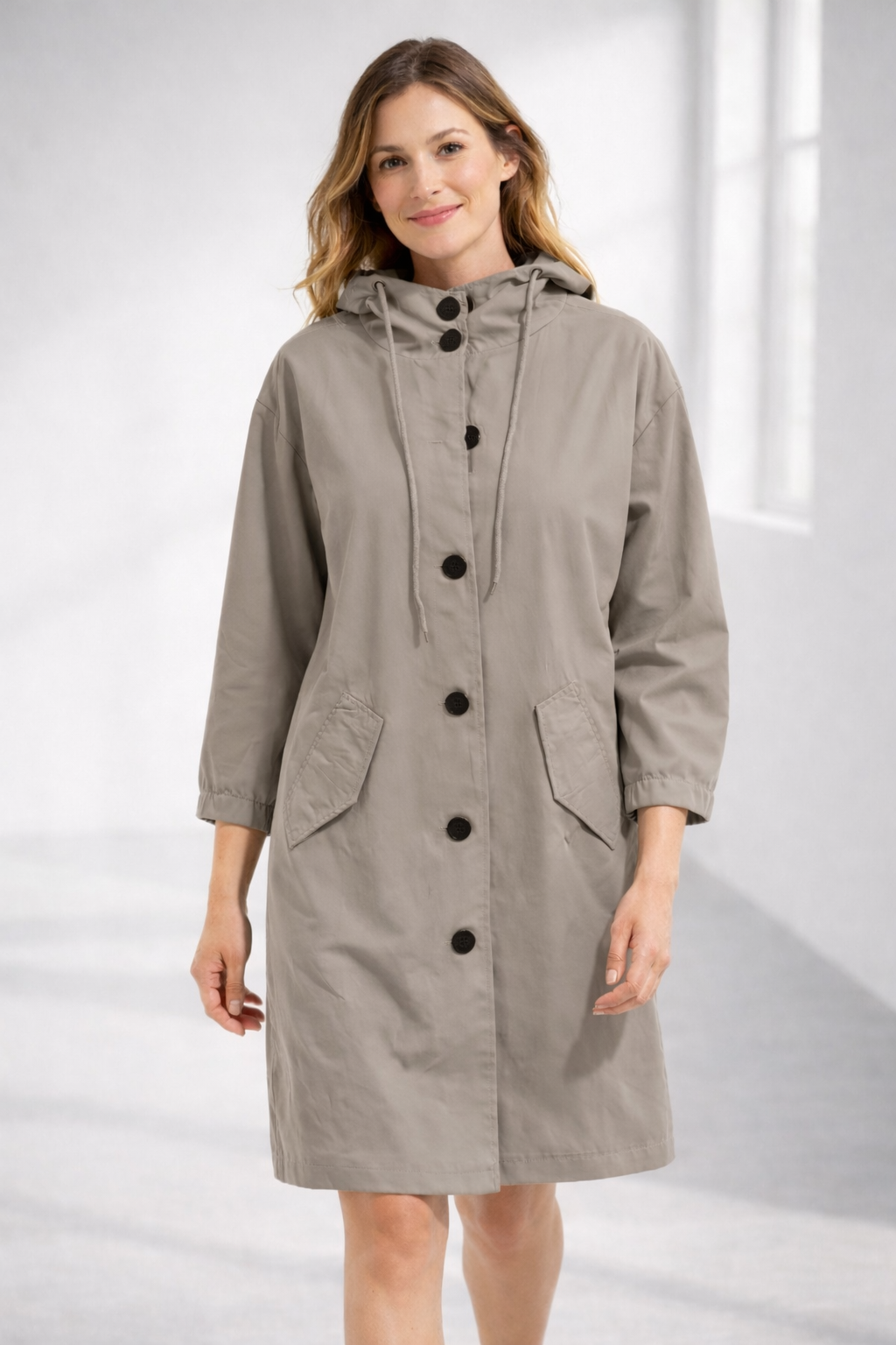 Women's Rain Jacket | Mid-Length, Hood | 9 Colors