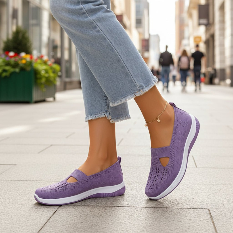 Women's Diabetic Slippers | Orthopaedic, Soft Footbed | Non Slip Sole