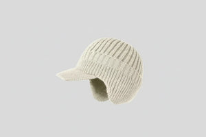Knit cap | Men's and women's, with visor | Warm for winter