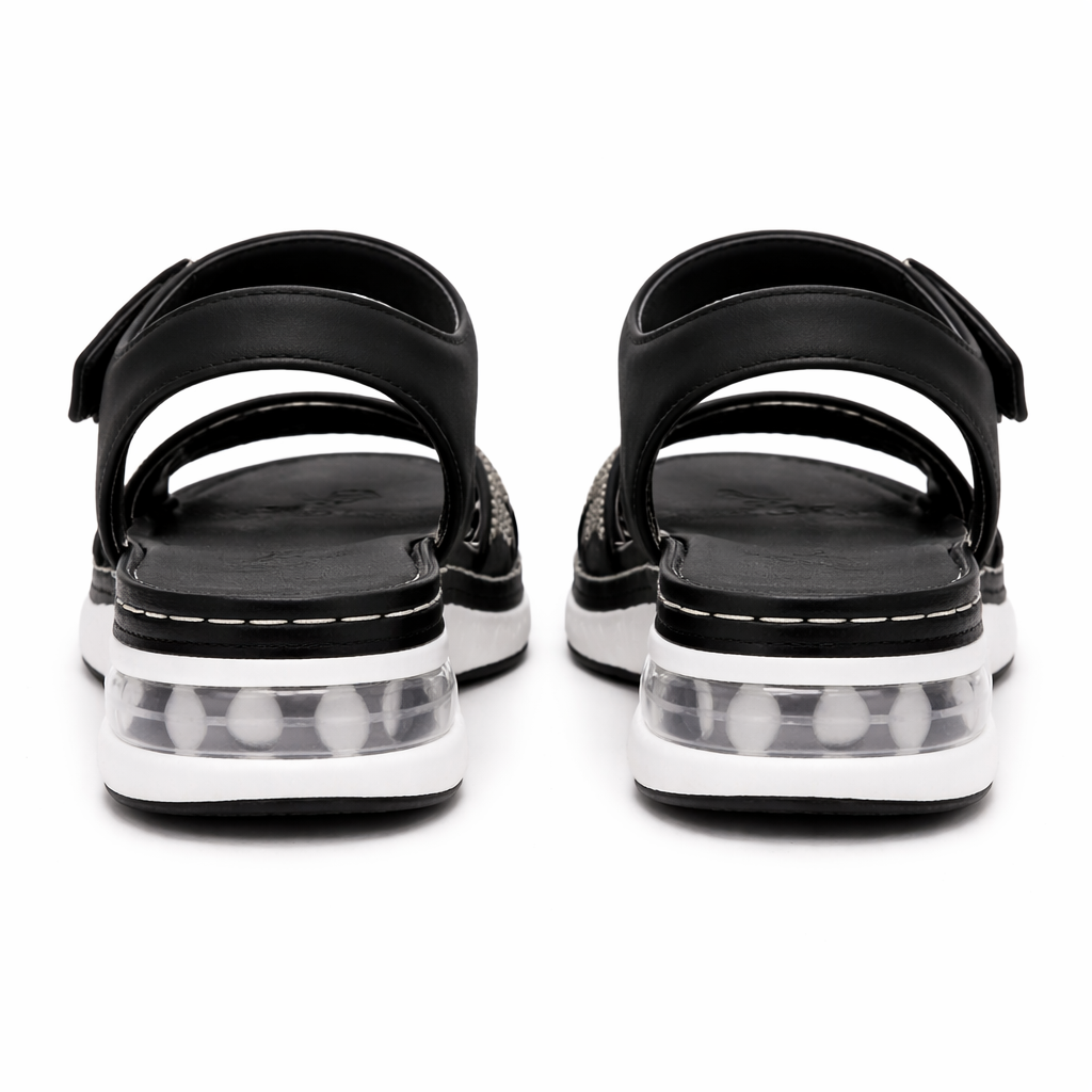 Women's Wedge Sandals | Rhinestone Straps | Comfort, Gladiator Style