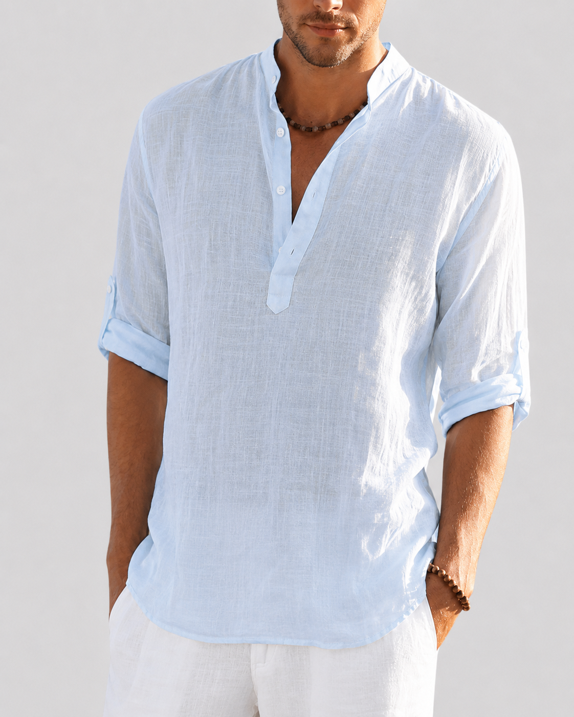 Men's Shirt | Loose Fit, Stretch | Seven Colors