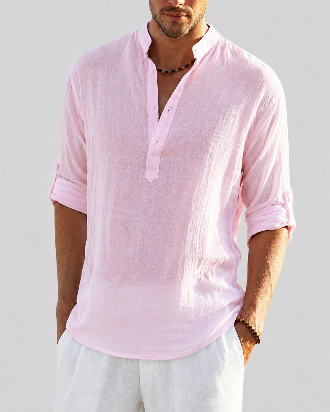 Men's Shirt | Loose Fit, Stretch | Seven Colors