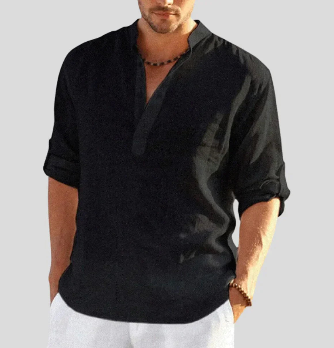 Men's Shirt | Loose Fit, Stretch | Seven Colors